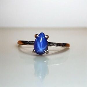 Star Sapphire .925 Silver Ring 7